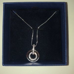 Swarovski silver necklace